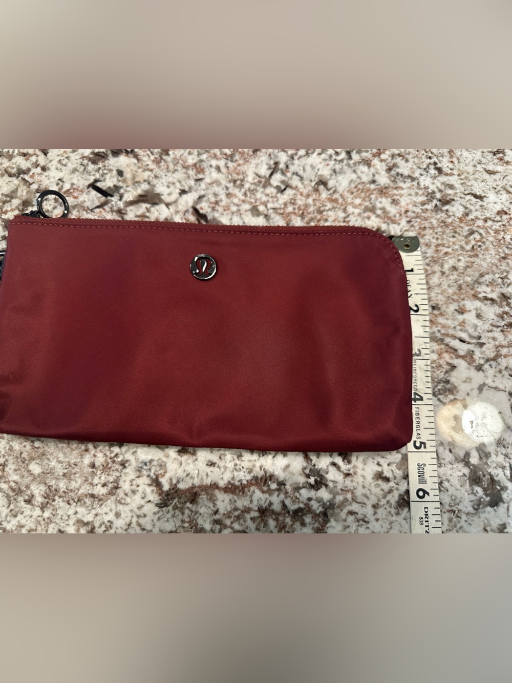 Lululemon Burgundy Wristlet Pouch - Picture 8 of 8